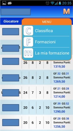 Leghe fantacalcio Manager截图4