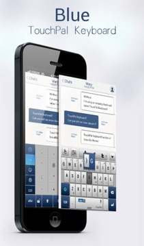 TouchPal SkinPack Blue截图