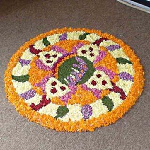 Rangoli With Flowers截图1