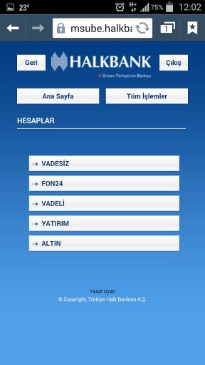 Halkbank Mobile Banking截图1