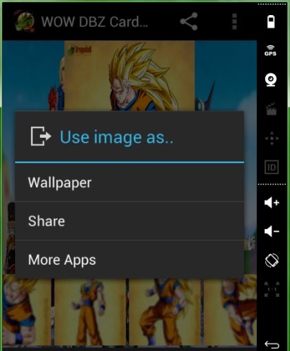 WOW DBZ Card Wallpaper截图1