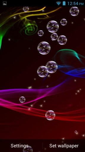 Bubble Falling Live Wallpaper截图4