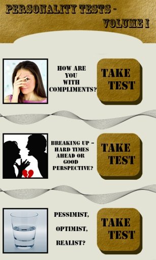 Personality Tests - Volume I截图1