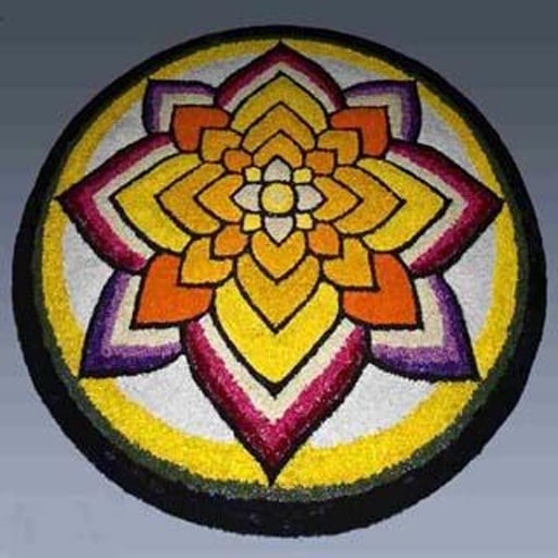 Rangoli With Flowers截图2