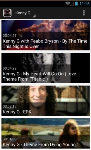 Kenny G Video Channel Free截图1