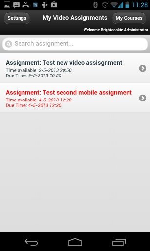 Moodle Mobile Video Assignment截图4