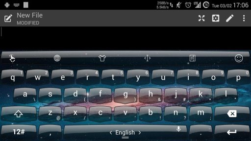 Theme x TouchPal Shield Milkyway截图1