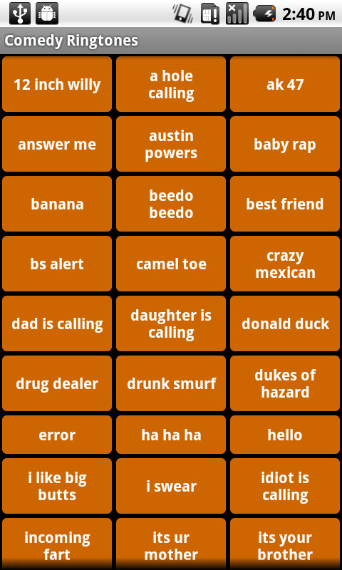 Comedy Ringtones截图2
