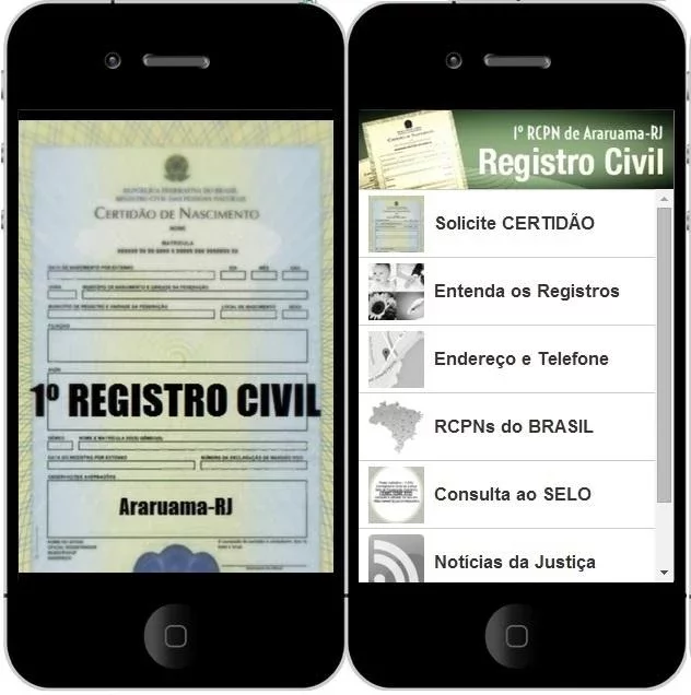 1º REGISTRO CIVIL de ARARUAMA截图3