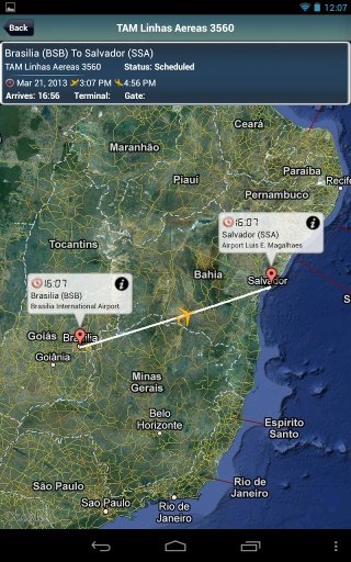 Salvador Airport + Flight Tracker截图2
