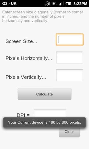 DPI Calculator截图1