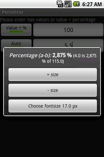 THE Percentage Calculator截图2