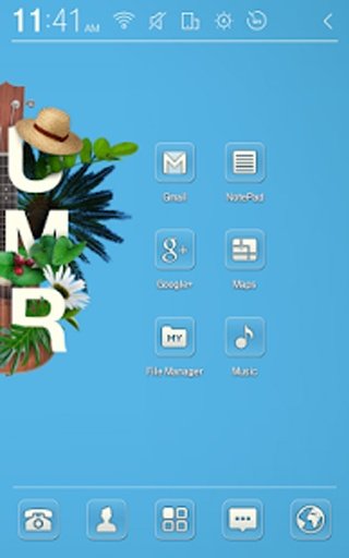 Summer time Atom Theme截图3