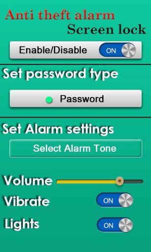 Anti theft Alarm截图1