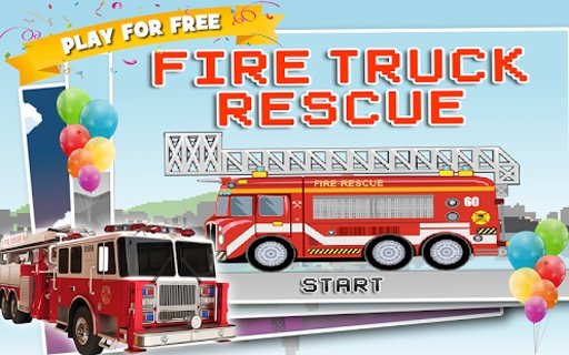 Fire Truck Rescue: Racing Game截图1