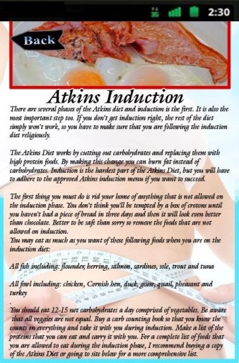 Atkins Induction截图6