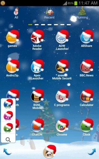 Xmas Winter Holidays FreeTheme截图1