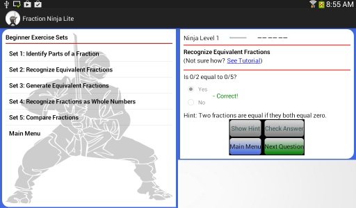 Fraction Ninja Lite截图2