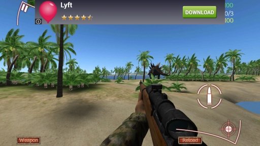 Sniper Shooter 3D: Dinosaurs截图2