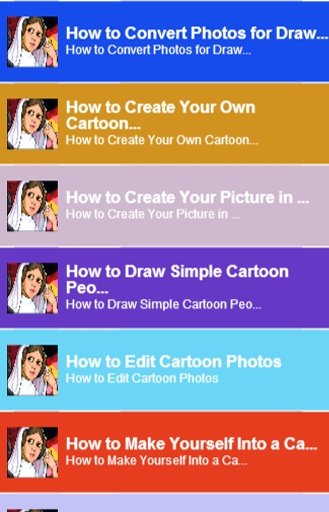 how to draw your cartoon photo截图1