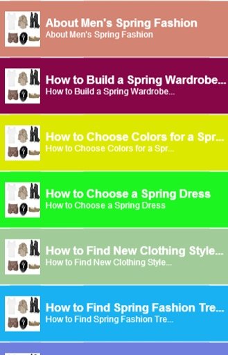 Spring Fashion Guide截图3