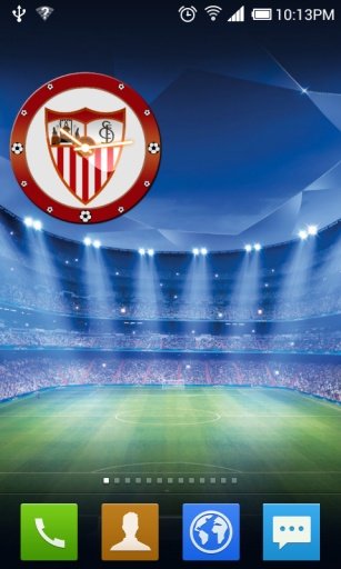 Sevilla FC Clock Widget截图1