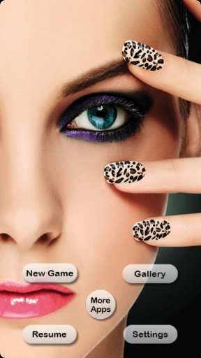 makeup game: nail art截图6