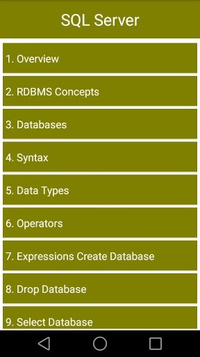 SQL SERVER Tutorial截图4