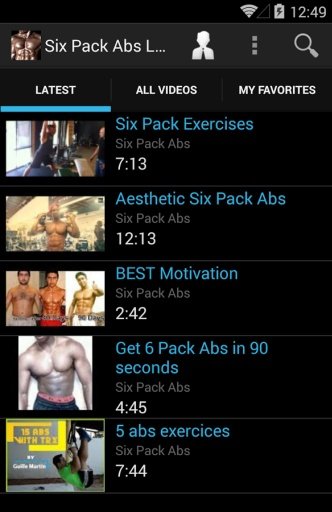 Six Pack Abs Lessons截图1