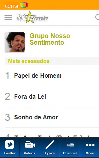 Grupo Nosso Sentimento Blue Fan截图3