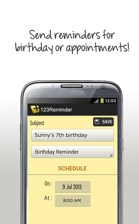 123Reminder Lite截图3