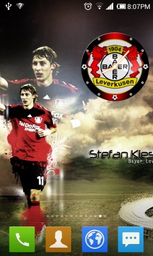 Bayer Leverkusen Clock截图4