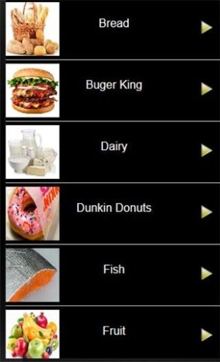 Healthy Foods Calories Lookup截图1