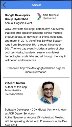 GDG Hyderabad DevFest 2014截图4