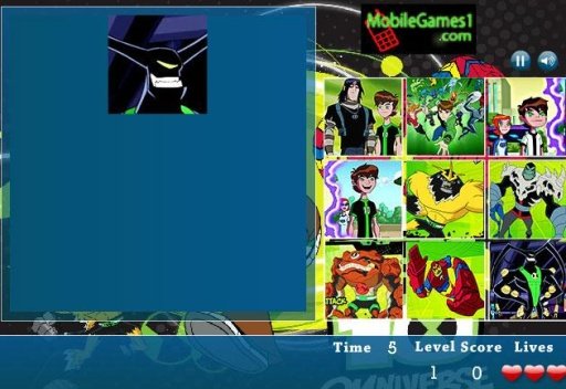 Ben 10 Guess Picture Puzzle截图1