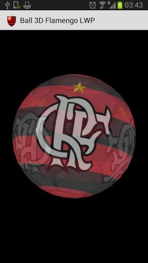 Ball 3D Flamengo LWP截图1