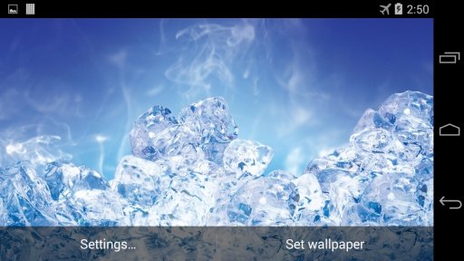 Ice Cubes Live Wallpaper FREE截图1