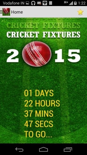 Cricket Fixtures 2015截图1