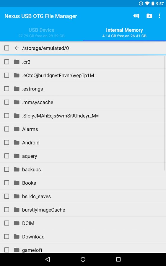 Nexus USB OTG 文件管理器截图3