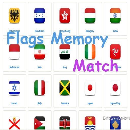 Flags Memory Match截图2