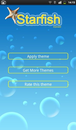 Starfish Keyboard Theme截图4