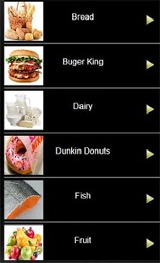 Healthy Foods Calories Lookup截图3