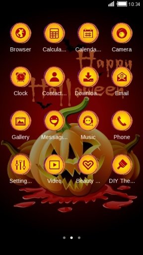 Happy Halloween Clauncher Theme截图2