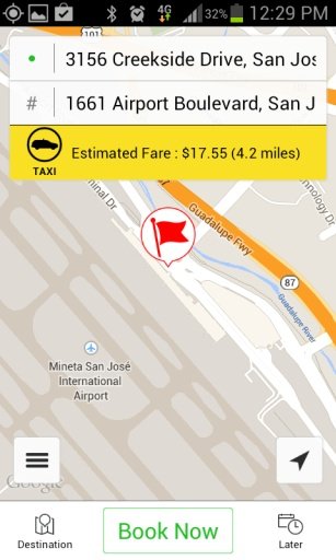 Yellow Cab Silicon Valley Taxi截图4