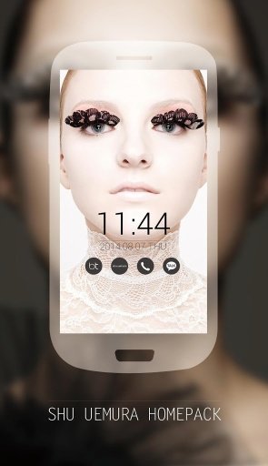 Shu uemura Buzz Launcher Theme截图1