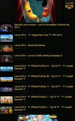 Larva Full HD Channel截图3