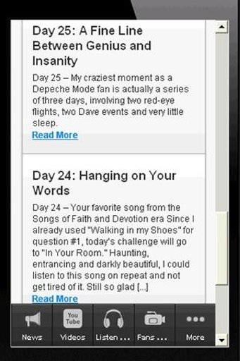 Depeche Mode Fans App截图5