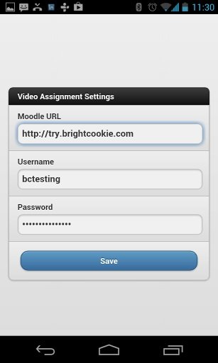 Moodle Mobile Video Assignment截图2