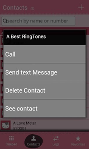 Pink Dialer Theme free截图5