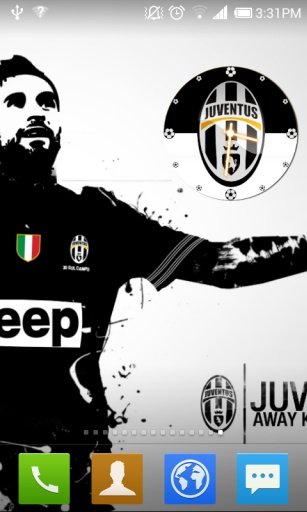 Juventus Clock Widget截图1